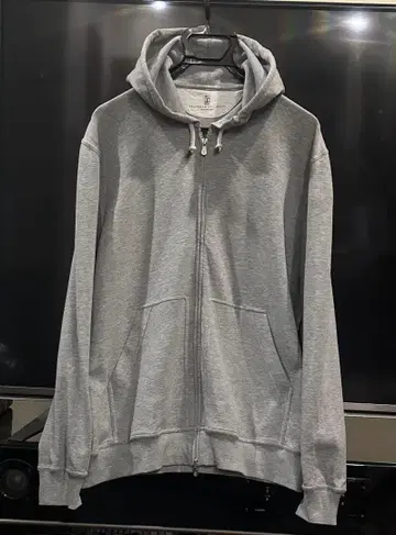 [ 컨디션 최상 ] BRUNELLO CUCINELLI 그레이 집업 후드티