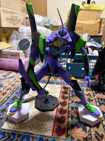 신세기 에반게리온 하이 그레이드 초호기 피규어 LED 발광 받침대 커스텀