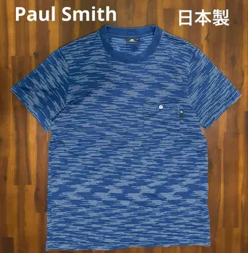 폴스미스 T셔츠 M 사이즈 올 패턴 포켓 부착 일본제