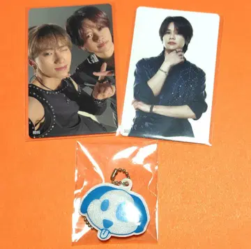 INI 후지마키 쿄스케 이모티콘 키링 & 트레이딩 카드 098, R096