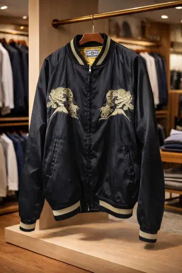 미카사 긴세이 오리지널 스카잔 꽃 용 얇은 소재 일본제