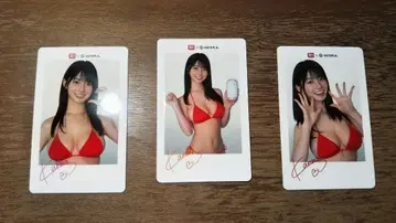 세토 카나 친필 사인 폴라로이드풍 카드 3장 세트 구매 혜택 수량 한정