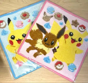 FEILER 포켓몬 피카츄 x 이브이 피카츄 x 팽도리 손수건