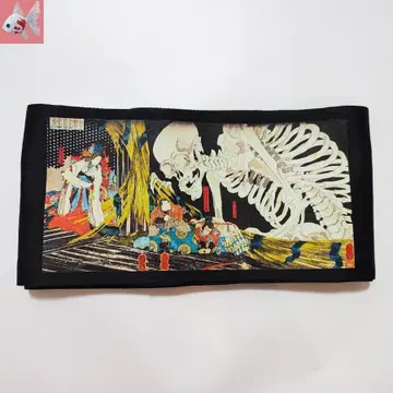 우타가와 쿠니요시 소마의 고다이리의 블랙 반폭 오비