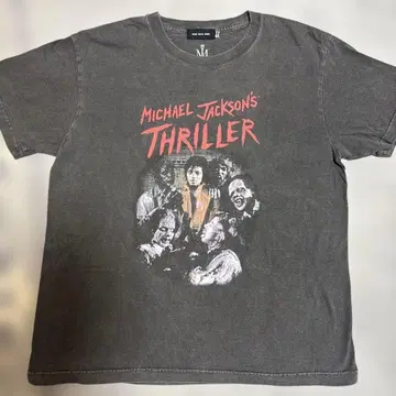 마이클 잭슨 T셔츠 블랙 M 사이즈 새상품급