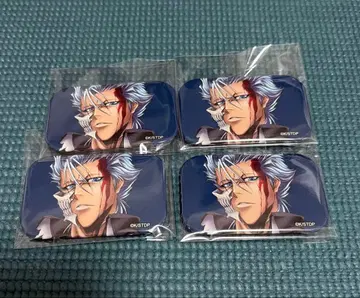 BLEACH 스퀘어 캔뱃지 그림죠 4개