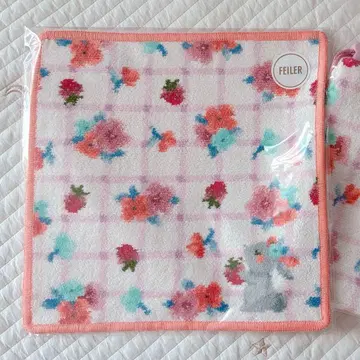 [미사용 새상품] FEILER 블루블루 WEB 한정판 손수건