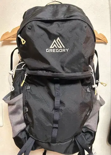 GREGORY 블랙 백팩 turf25