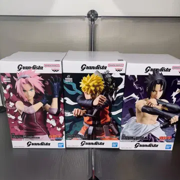 Grandista 피규어 3체 세트 사쿠라 나루토 사스케