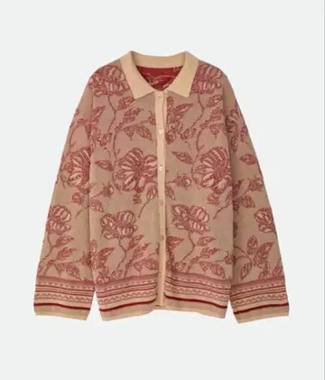 NOUNLESS REVERSIBLE JACQUARD KNIT SHIRT