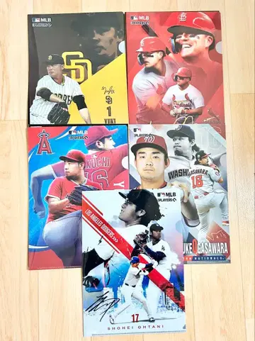 MLB 클리어 파일 컬렉션 사인 디자인 오타니 쇼헤이 키쿠치 유세이 등
