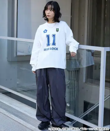 블루 록 롱 T셔츠 M 사이즈