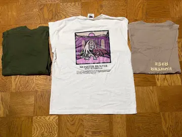몬스터 헌터 라이즈 라이즈 선브레이크 셔츠 세트 3개