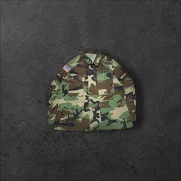 00s USARMY 미군 BDU 자켓 M 우드랜드 카모