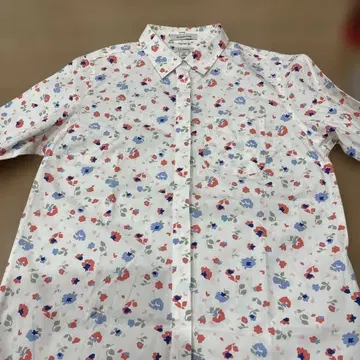 L.L.Bean 꽃무늬 셔츠 Wrinkle Free XS 여성용