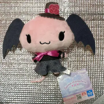 산리오 다크 블랙 봉제 인형 루로마닉 체리