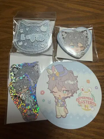 앙스타 세나 이즈미 난자 아카페 스티커 하트 캔뱃지 이름표