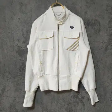 [ 새상품급 ] (S) adidas 풀집업 자켓 밀리터리 트레포일