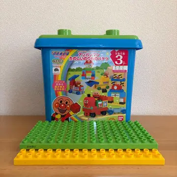 호빵맨 블록라보 즐거운 탈것 바케스 플레이트 2장 세트