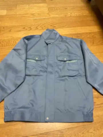 시즈오카 대학 공학부 작업복 그레이 자켓 프론트 포켓 부착