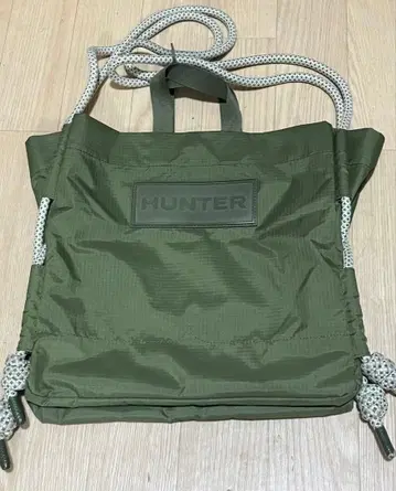 HUNTER 올리브 그린 숄더백