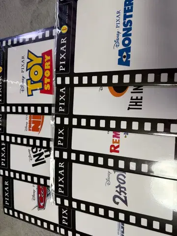 PIXAR 픽사 제일복권 L상 카드 컬렉션 전 9종 컴프 세트