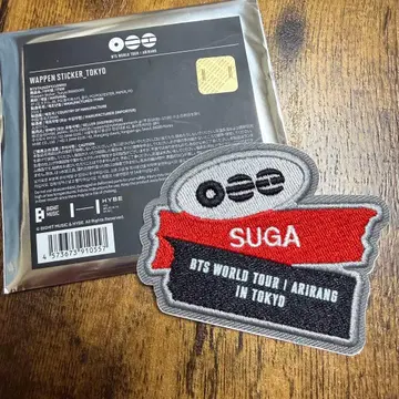 BTS SUGA 아리랑 와펜 스티커