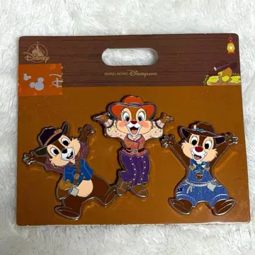 홍콩 디즈니랜드 칩과 데일 클라리스 핀 배지