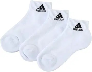 아디다스 화이트 양말 3족 세트