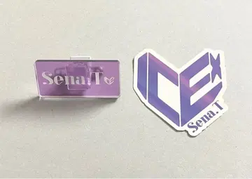 ICEx 타케노 세나 아크릴 네임 배지 스티커