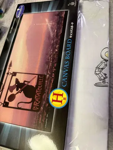 PIXAR 픽사 제일복권 B상 T셔츠, H상 캔버스 보드 2종 세트