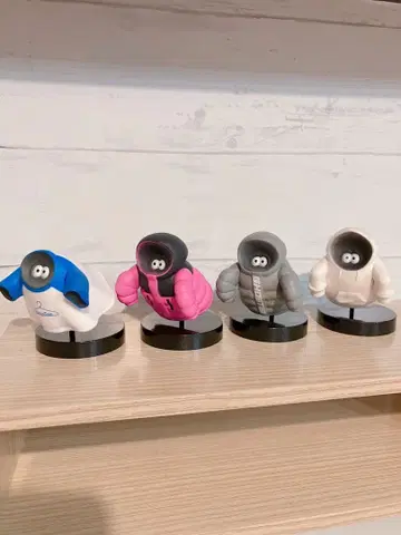 고스트 티 4개 세트 시크릿 포함 가챠