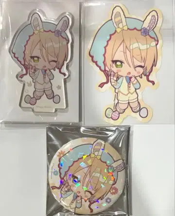 시라토리 아이라 애니카페 아크릴 스탠드 스티커 캔뱃지