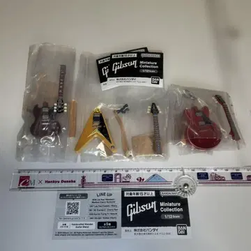 가챠의 Gibson 미니어처 컬렉션 3개 세트 B