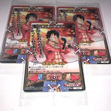 원피스 트레이딩 카드 몽키 D 루피 조로 상디 세트 3