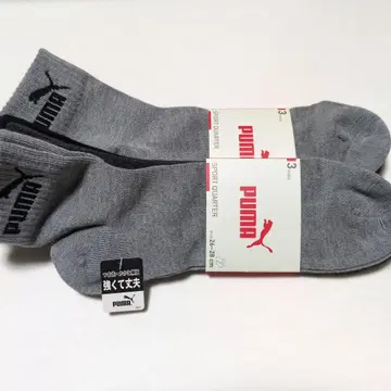 푸마 양말 6족 세트 [ 남성용 PUMA 숏 기장 삭스 26-28cm ]