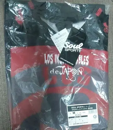미개봉 새상품 신일본 프로레슬링 Soul sports 연습용 티셔츠 M