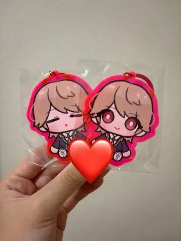 러브시크 사쿠라 아크릴 키링 2개 세트