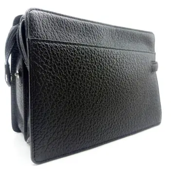 극미품 mila schon 세컨드백 클러치백 시보 가죽 로고 금장 장식