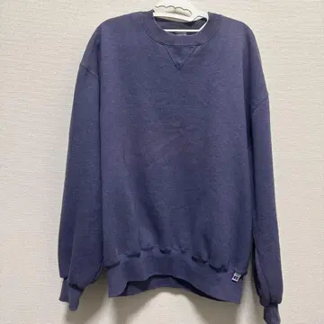 RUSSELL ATHLETIC 퍼플 맨투맨 L 구제 의류