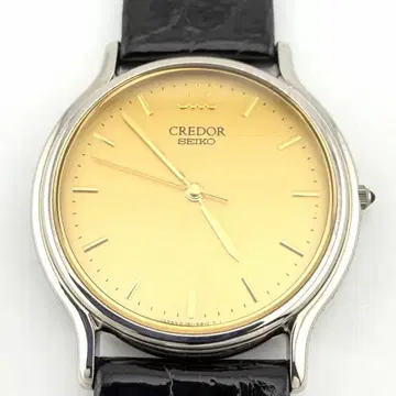 레어 미사용 보관품 세이코 크레도르 시그노 남성용 쿼츠 손목시계