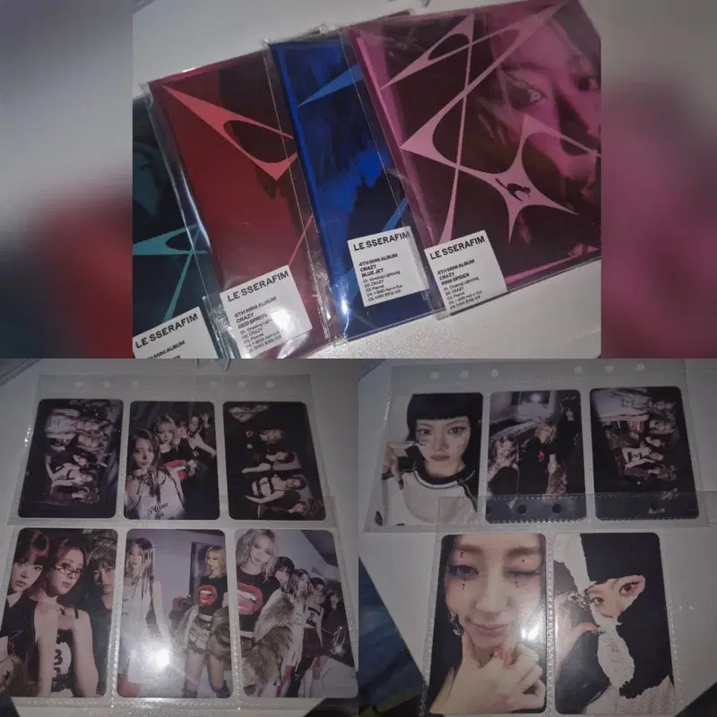 르세라핌 Crazy 앨범 4종 + 포토카드 일괄 처분 양도