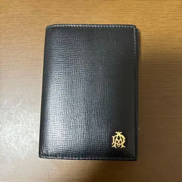 dunhill 블랙 가죽 명함지갑