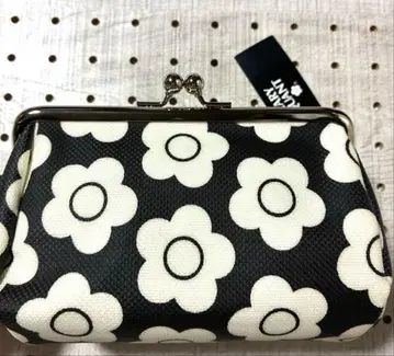 [MARYQUANT] 가마구치 파우치 데이지 패턴