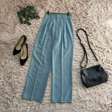 7029 미밈 셀렉 턱 팬츠 [ M ] 그린/와이드/슬랙스