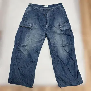 [ HERILL ] 데님 정글 퍼티그 팬츠 셔츠