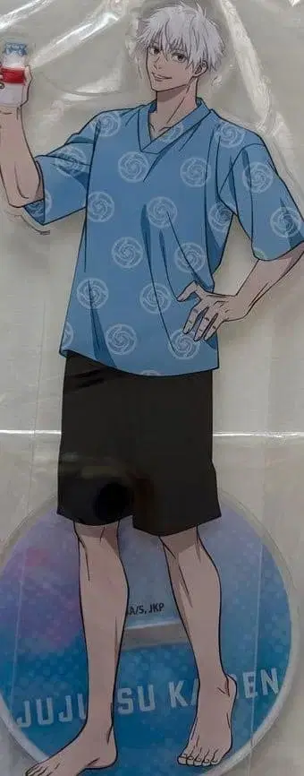 주술회전 아크릴 스탠드 고죠 사토루 목욕 버전 극락탕 콜라보