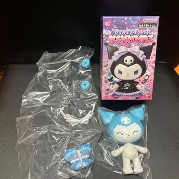 미사용! Kuromi 피규어 파란색 교환용 부품 포함