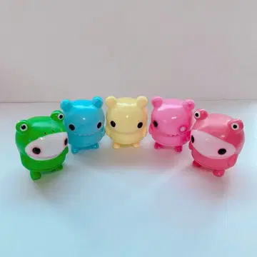 d-attack 소프트 비닐 즈ungri 개구리 즈ungri 5점 세트