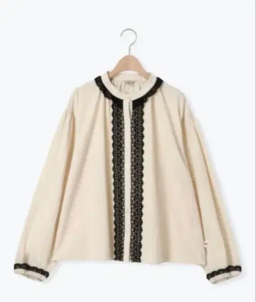 새상품 오즈의 마법사 배색 레이스 블라우스 타임세일